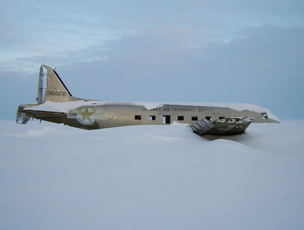 放置された航空