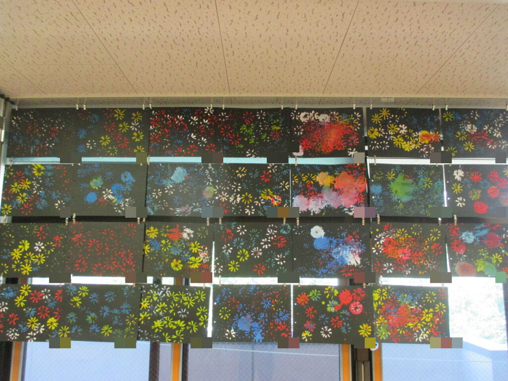 幼児体育と花火製作 くまぐみ わんわん日記