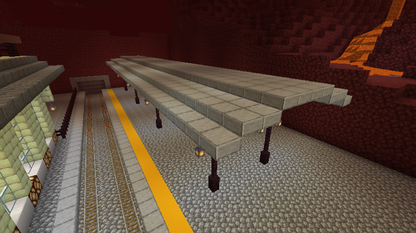 ネザー駅ホーム Minecraft マイクラブログわお マイクラ ネザー駅ホーム Minecraft マイクラブログわお マイクラ