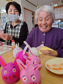 うさぎの作品つくり