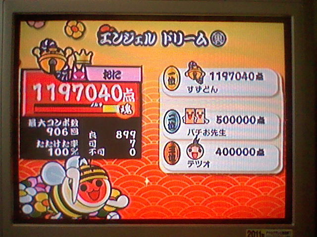 太鼓の達人 自慢できる 記録をとりあえず載せてみる わぉっとダイアリー