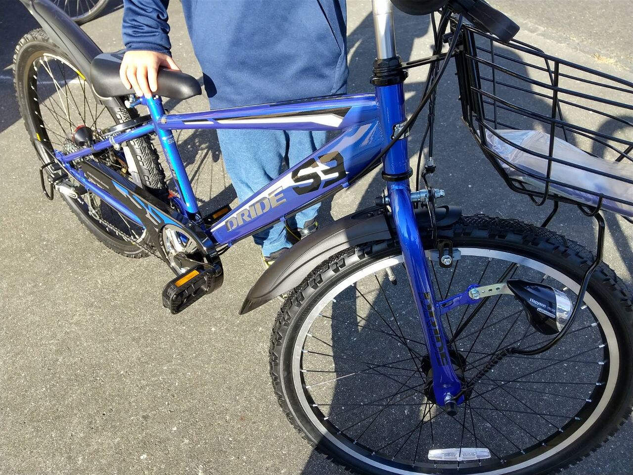 Asahi ドライドS3 22インチ 青 店頭受取限定】 あさひ 自転車 子供用