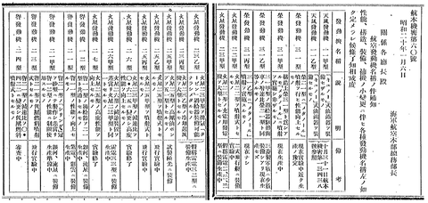 航本機密第60号