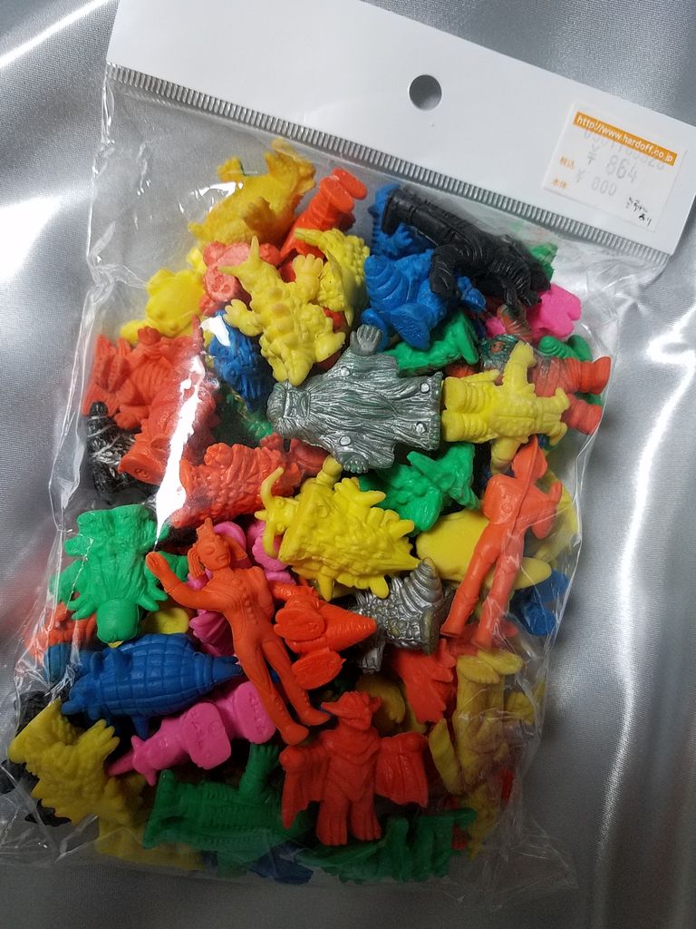 本日の戦利品 怪獣消しゴム カルガモ 40代おっさんズのピーチクパーチク 本日の戦利品 怪獣消しゴム カルガモ 40代おっさんズのピーチクパーチク