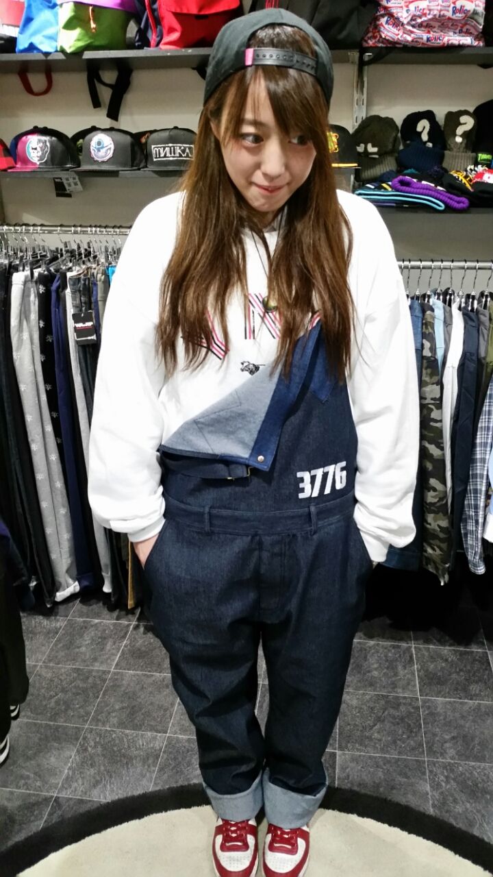 双子コーデ Punk Drunkers パンクドランカーズ 富士山オーバーオール Warp Staff Blog