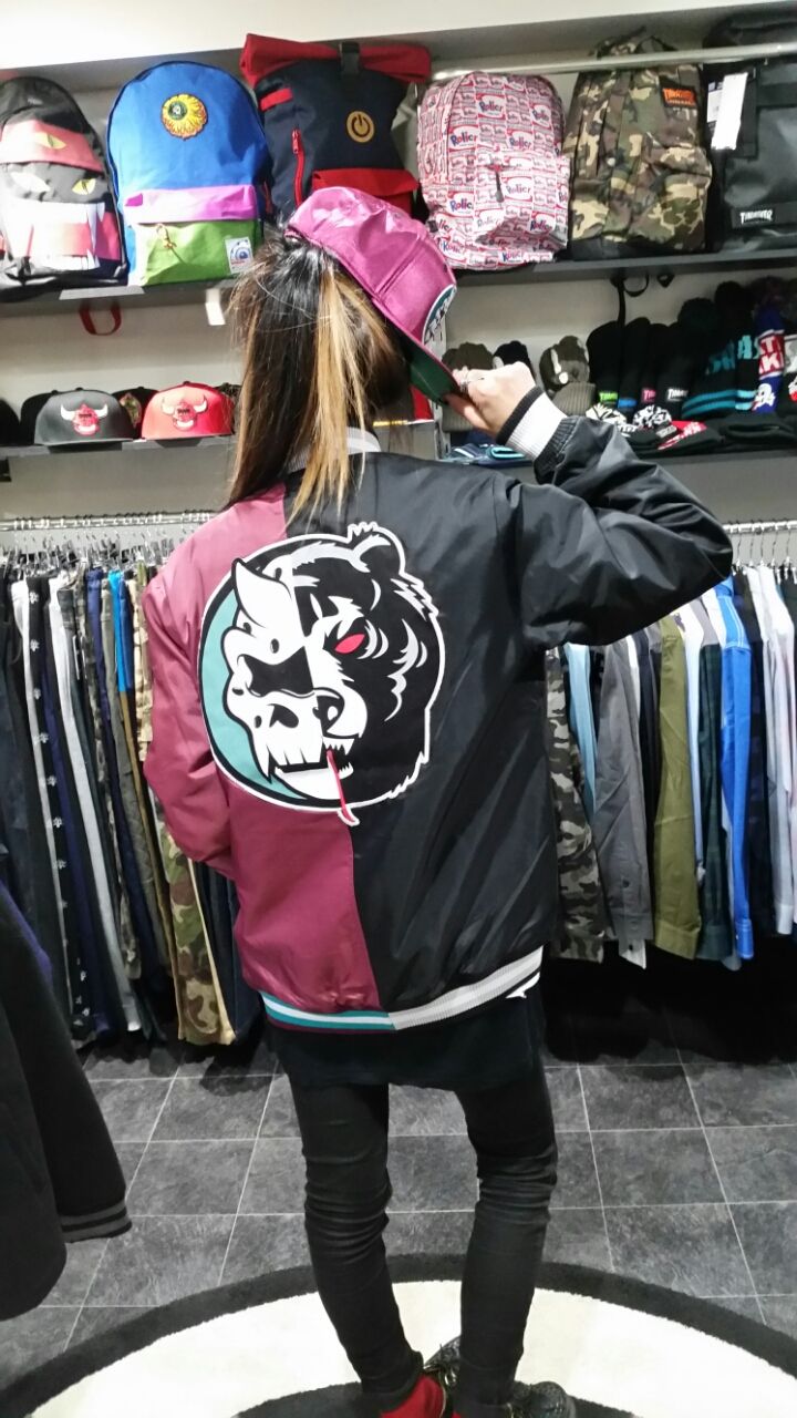 再入荷スタジャン☆ ミシカ [MISHKA] SPLIT ICONS VARSITY JACKET 