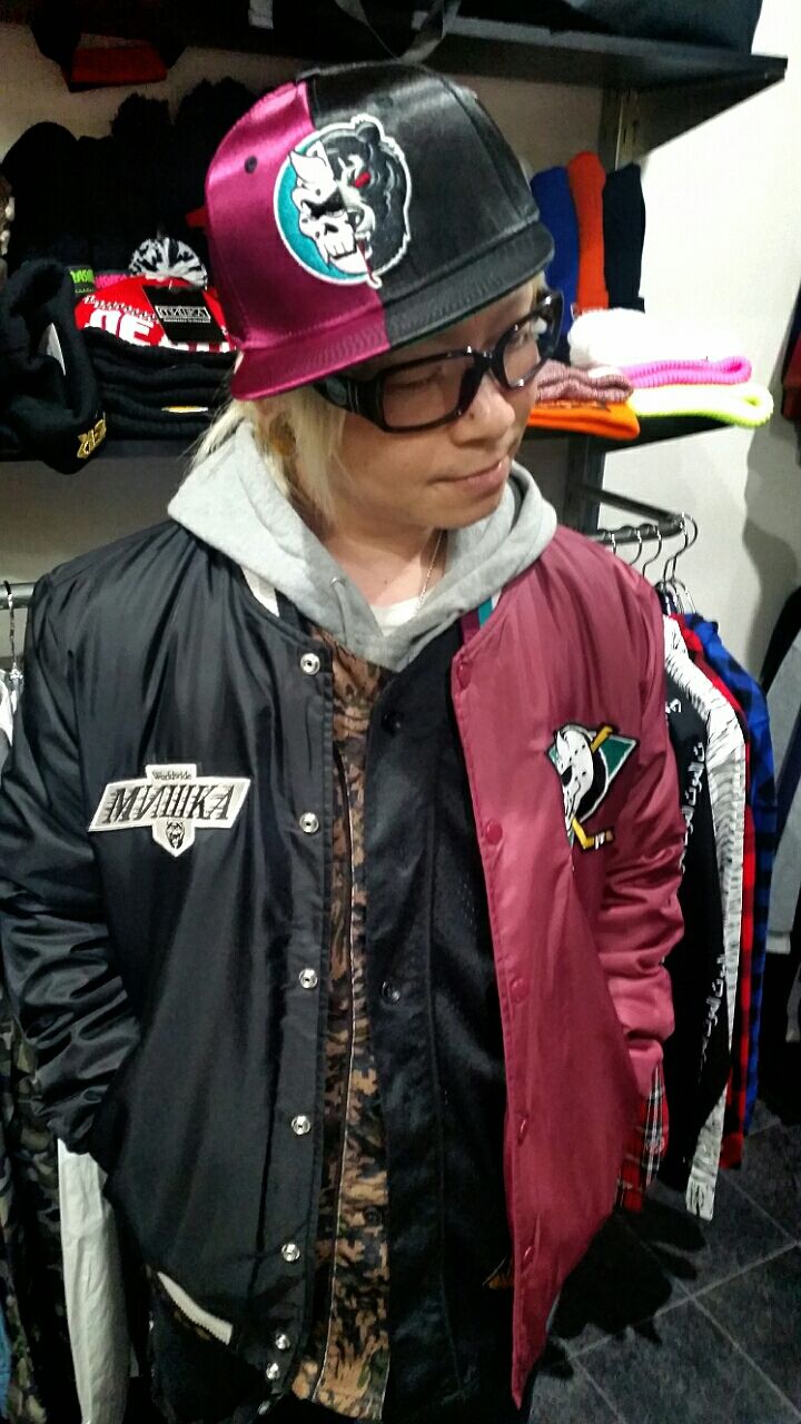 MISHKA ミシカ SPLIT ICONS VARSITY JACKET 【公式通販】