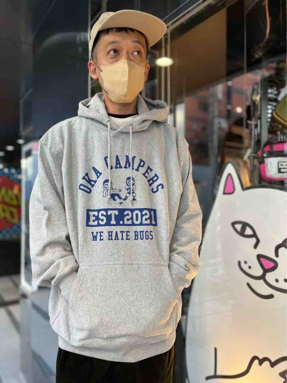 新品正規品5 RUSSELUNOCRAZY REMAKE HOODY パーカー PUNKDRUNKERS×Russeluno / ラッセルノコラボパーカー