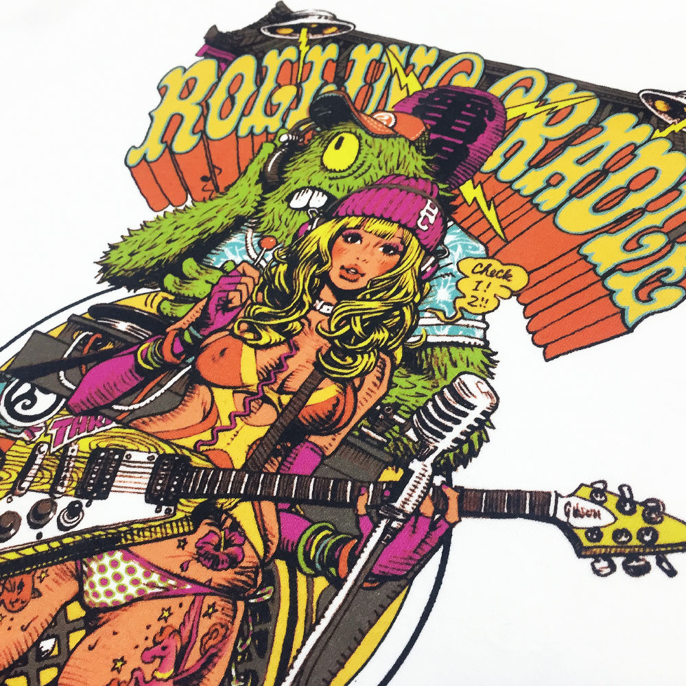 ロッキンジェリービーン ROLLING CRADlE シルクスクリーン ポスター