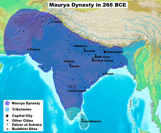 Maurya_empire_in_265_BCE