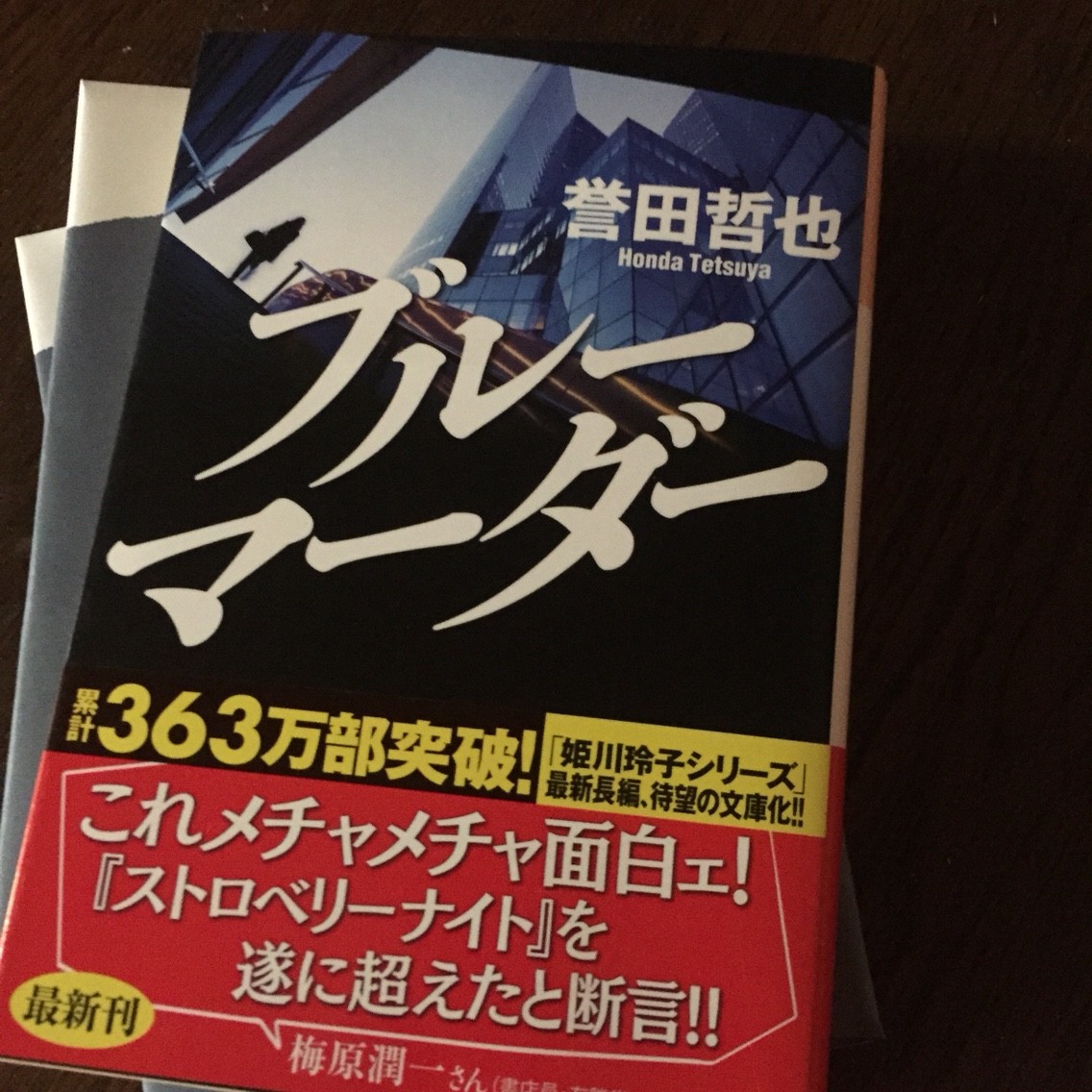 文庫本 誉田哲也 ブルーマーダー 店主雑談 文庫本 誉田哲也 ブルーマーダー 店主雑談