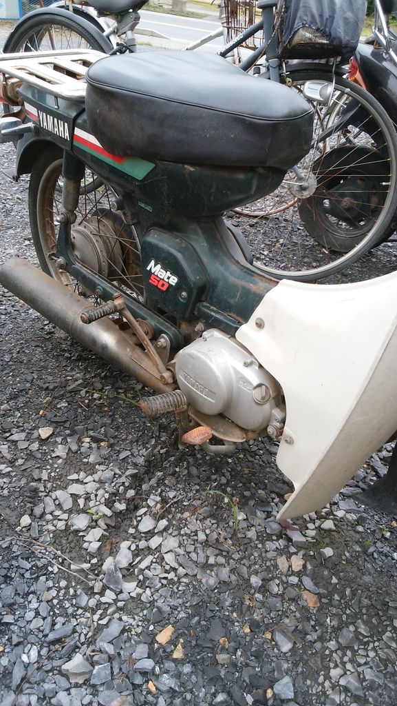 ヤマハ メイト 2スト ワサビ レトロ家具 雑貨ブログ