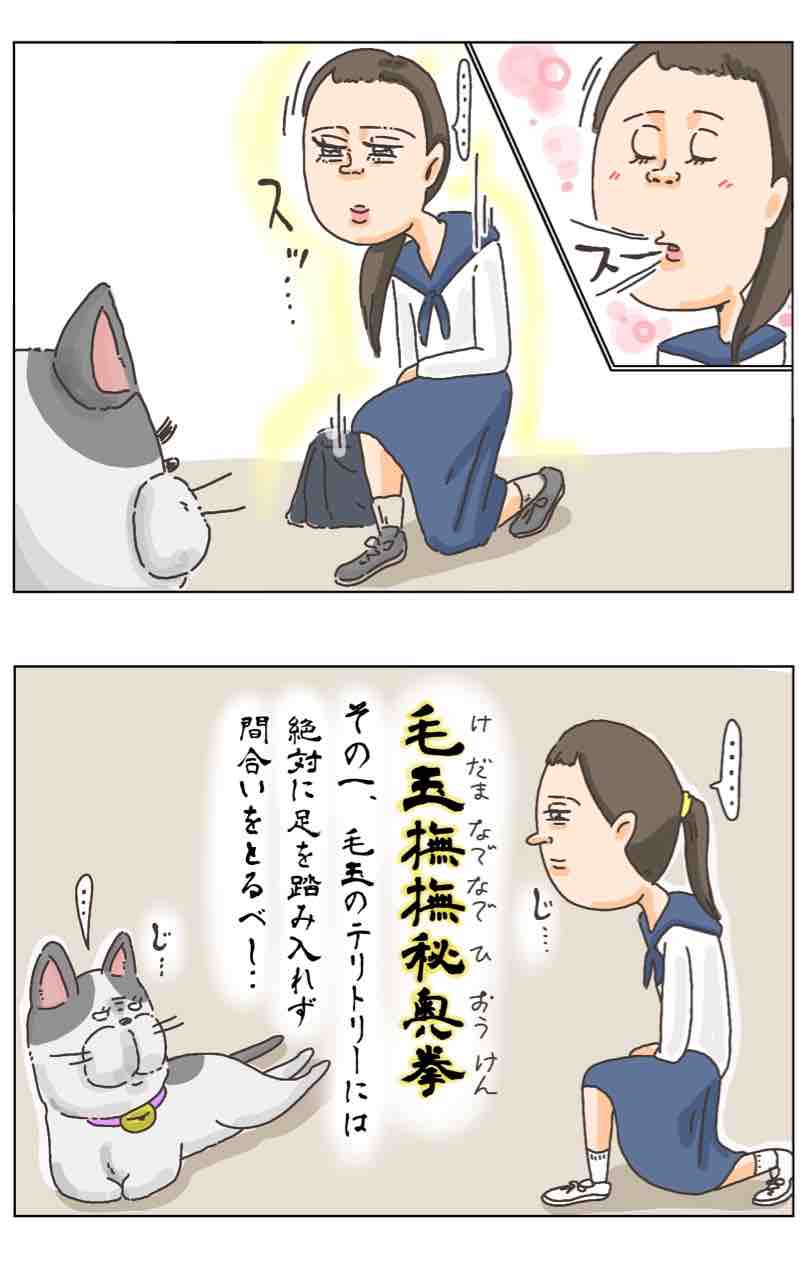 うちの毛玉を手懐ける強者がいようとは おぬし もしかして アラサー独女茨道
