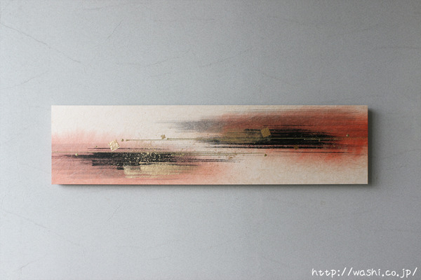 JAPANESE PAPER ART PANEL For living room /SUMI(墨) (1)