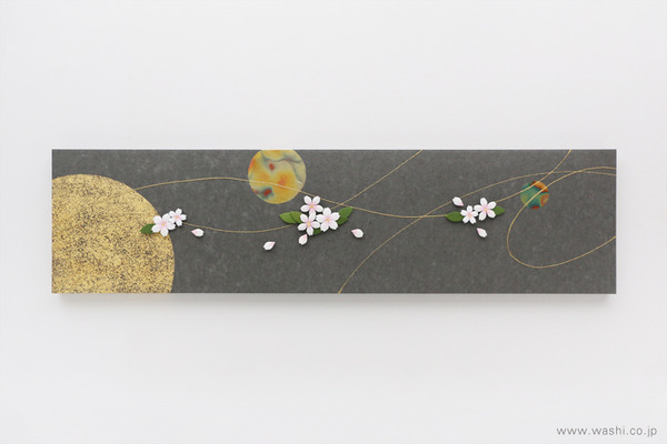 季節のうつろいを暮らしにも。モチーフで楽しむ和紙アートパネル (桜)