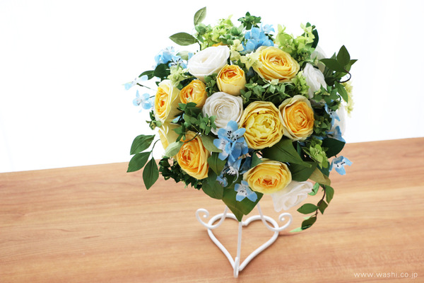 和紙の花オーダー品・ご結婚1周年記念に再現ブーケのプレゼント