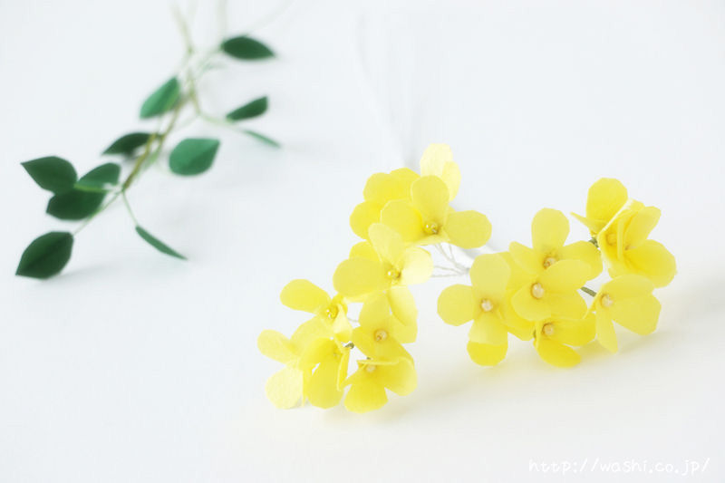 記念日プレゼント新作入荷 菜の花とバラの和紙ブーケ 花束 浅倉紙業株式会社 ショールーム 紙あさくら のブログ