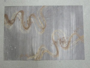 光に透かせると表情豊かな漆デザイン創作和紙