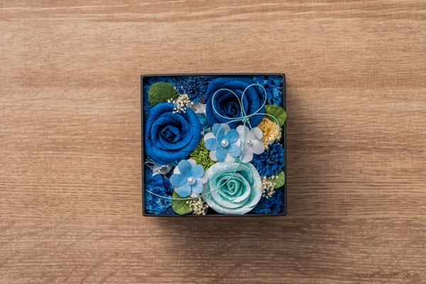 Ï»æ¤Î²Ö¡¾Washi Flower Box ¥ª¥ê¥¸¥Ê¥ë¥Õ¥é¥ï¡¼¥Ü¥Ã¥¯¥¹¿·ºî¡¦¿·¿§Æþ²Ù (¥Ö¥ë¡¼¡õ¥Ú¡¼¥ë¥Ö¥ë¡¼)