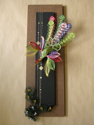 漆デザインの結納水引リメイク品