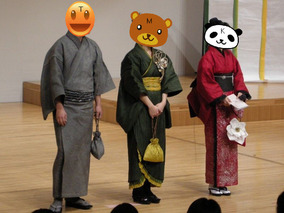 和紙着物ステージショー