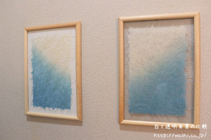 フォトフレームと和紙を使った100均DIY (白と透明背景の比較)