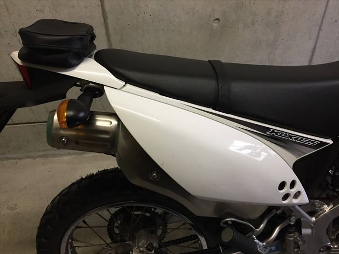 KLX125】リアキャリア装着！ : わちゃわちゃわせう