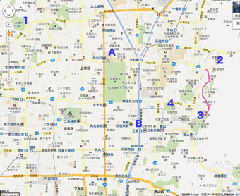 0京都地図