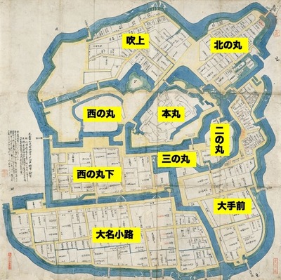 261慶長江戸絵図