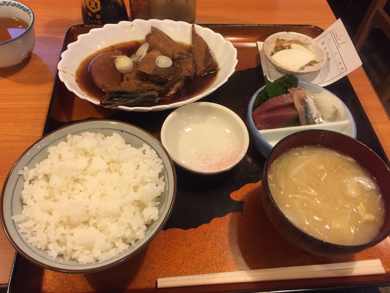 あら煮定食がうまい 秋葉原らんち 自分大好き Wasukeの人生日記
