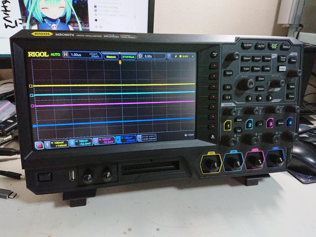 オシロスコープ RIGOL DS1054Z 殆ど使用してません。 （RIGOL 2 