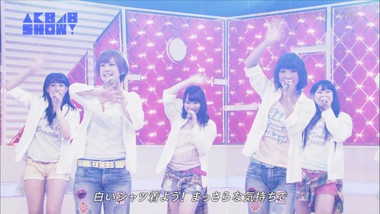 Akb48 Show チームb特集 白いシャツ 渡辺麻友 まゆゆ 激推し 麻友のために