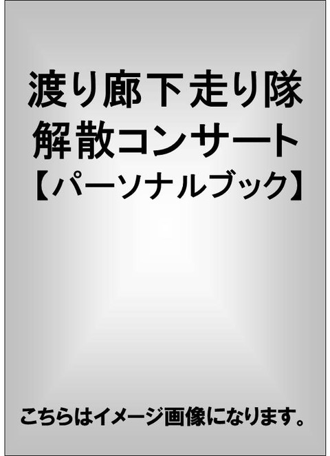 渡り廊下走り隊 解散コンサート 【パーソナルブック】