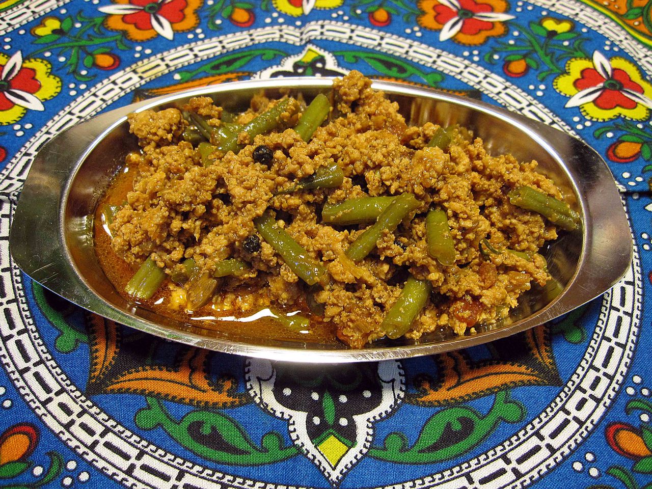 インゲン入りキーマカレー カレー スパイス伝道師ブログ 2 インゲン入りキーマカレー カレー スパイス伝道師ブログ 2
