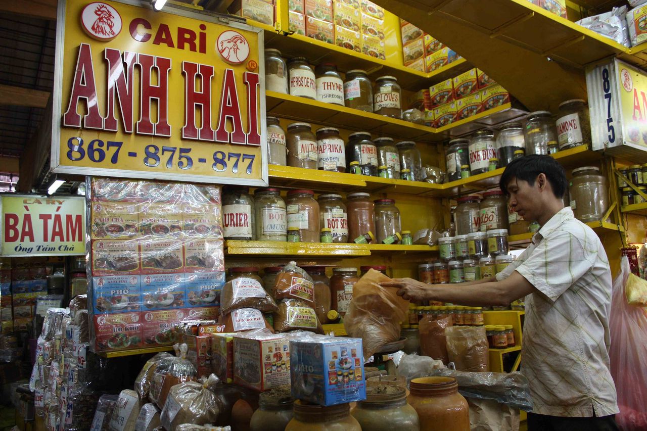 ホーチミン サイゴン ベンタイン市場のスパイス売り場 カレー スパイス伝道師ブログ 2