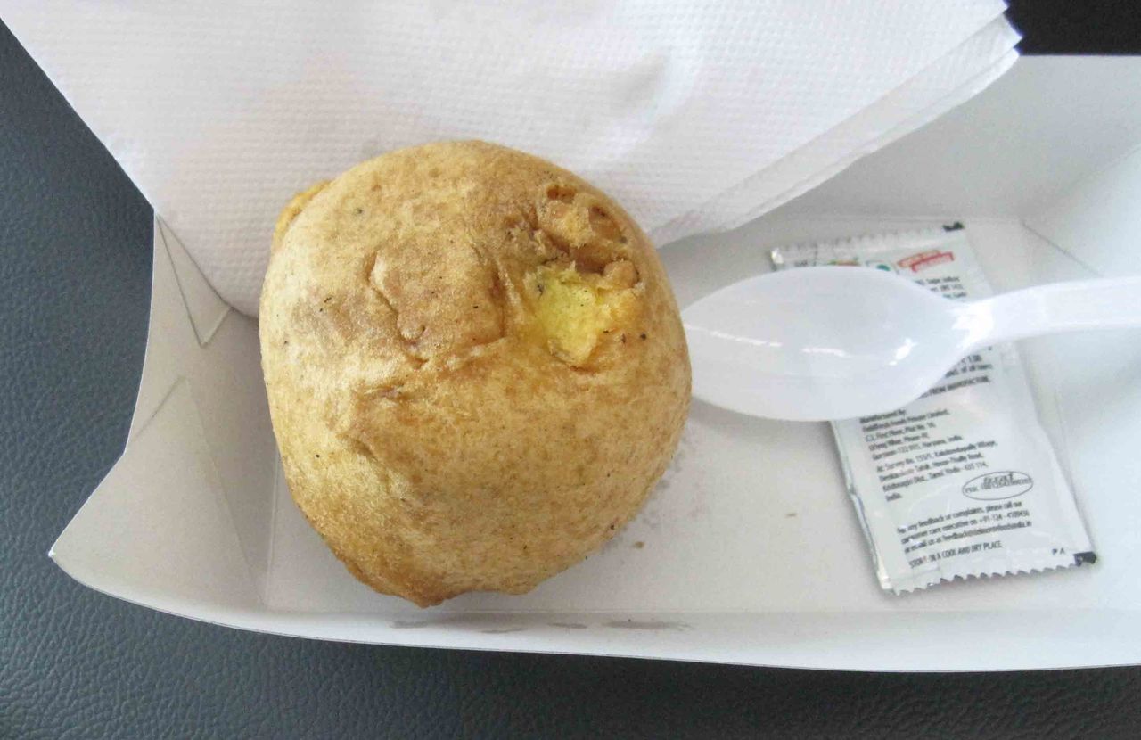 チェンナイからデリー 南インド料理の機内食 カレー スパイス伝道師ブログ 2