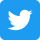 Twitter social icons - rounded square - blue40