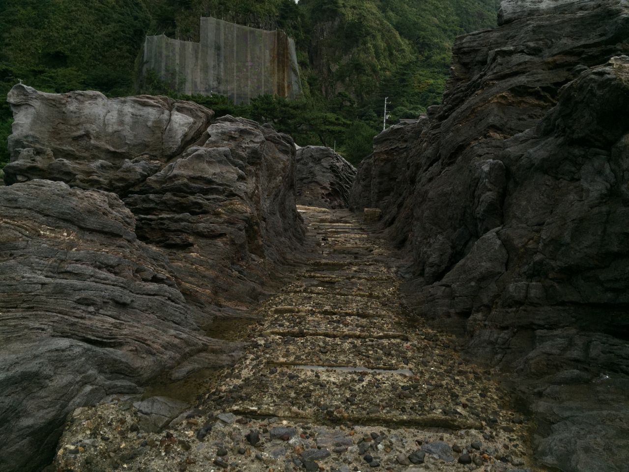 神津島旅行記3 トロッコ廃墟 エスニック料理と旅 綿貫堂