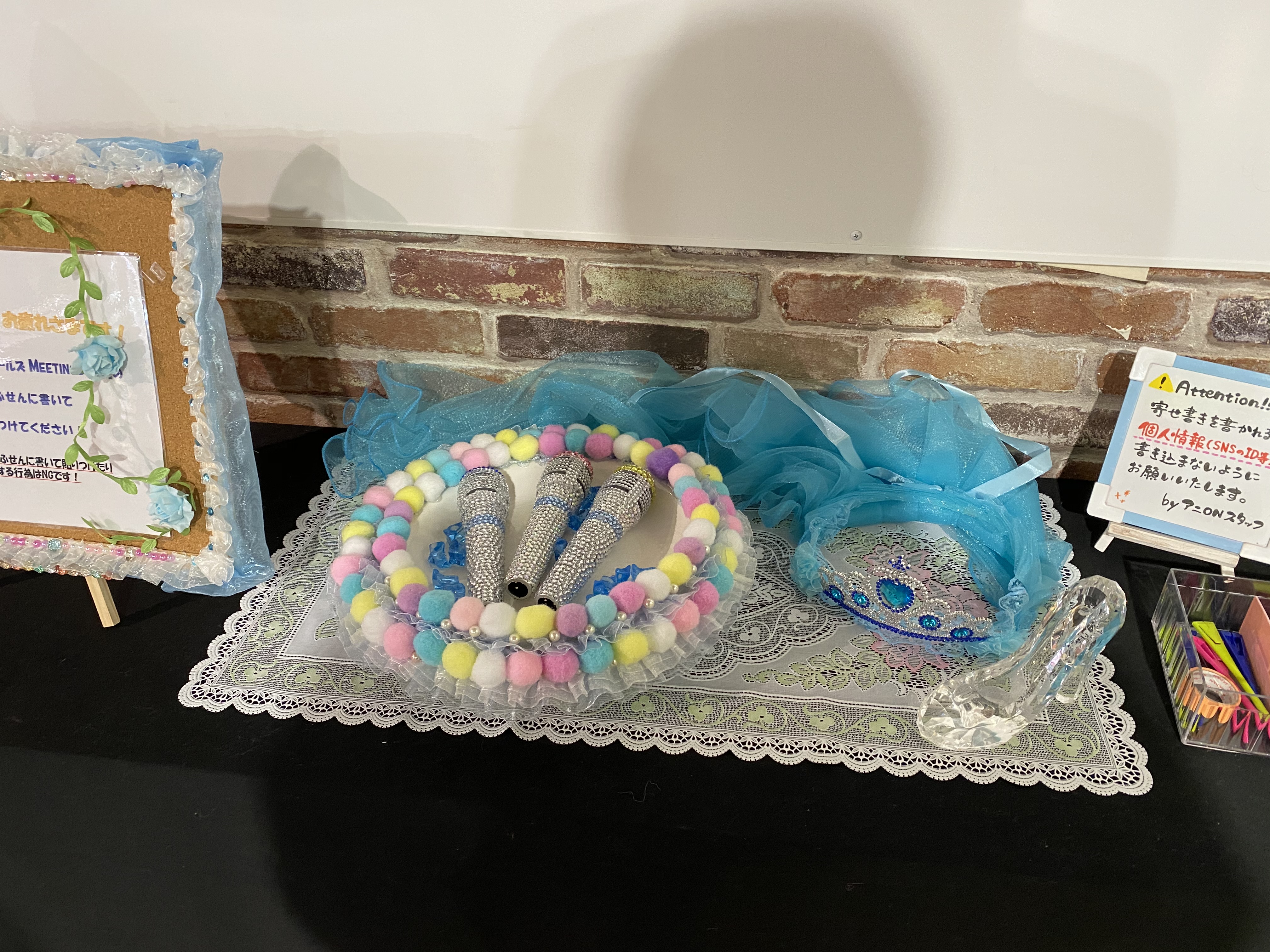 アニon Stationで開催中のシンデレラコラボカフェに行ったよって話 卒業できないオタクの日常