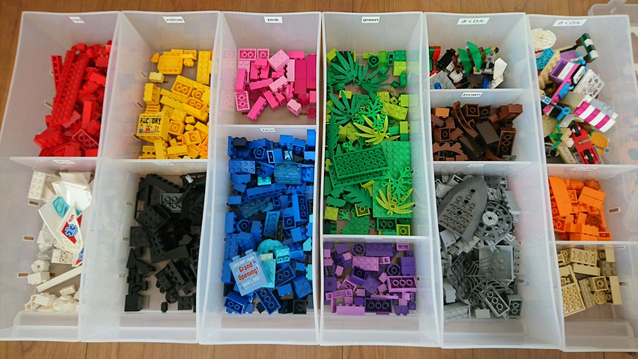 ４年かけて行き着いたレゴ収納 Snow Crystal