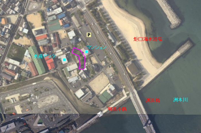 地図　炬口砲台1