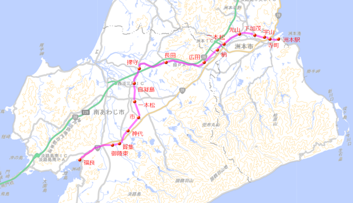 地図 淡路鉄道1