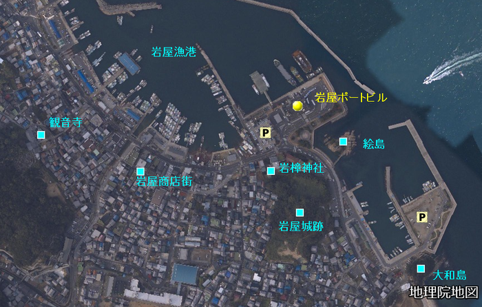地図　岩屋ポートビル2