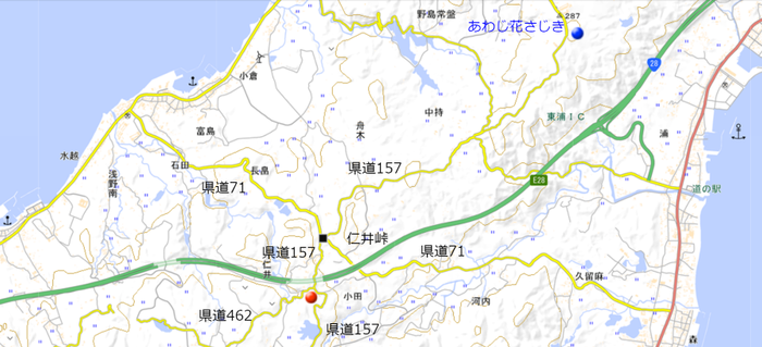 地図 早良親王1