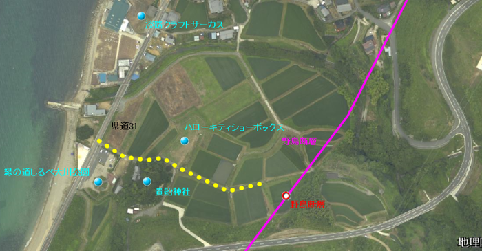 地図　淡路サンセットライン2