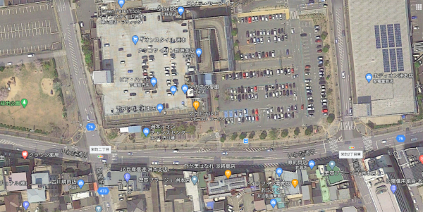 南淡路水仙ラインの風景 イオン洲本店前 橋を渡ると そこは 3 歩く淡路島