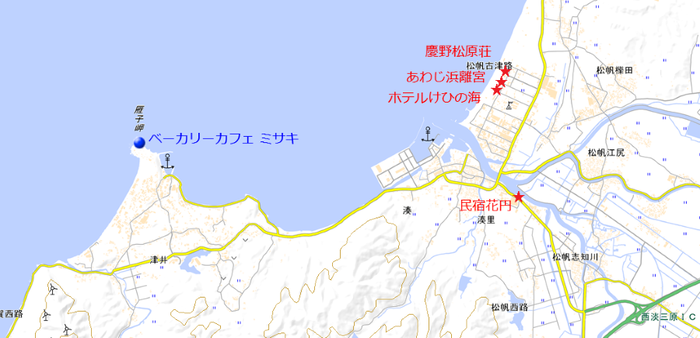 地理院地図　カリコベーカリー1