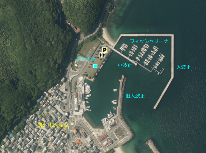 地図　炬口漁港1