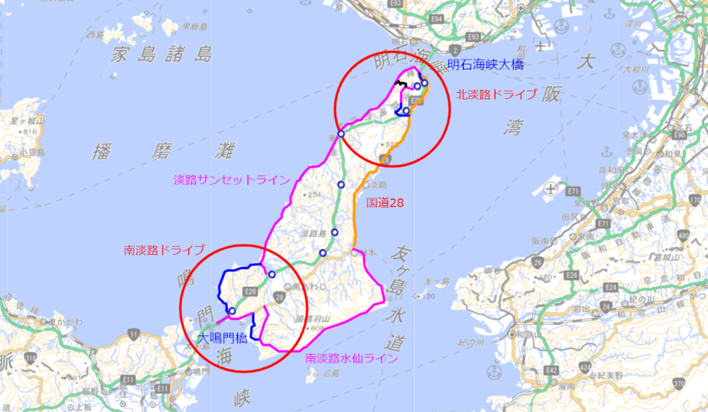 淡路島ドライブ22年版 淡路ic あわじ花さじき 2 2 橋を渡ると そこは 3 歩く淡路島