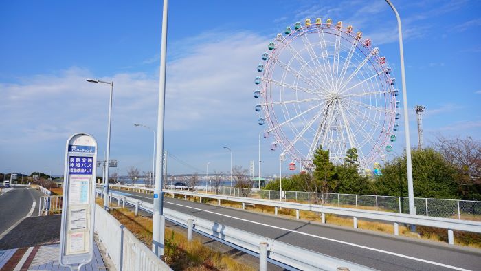 淡路IC高速バス停2